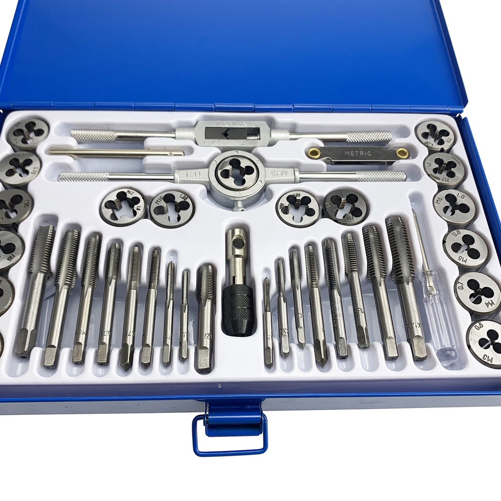40-Piece SAE Tap Die Set Metric Sizes Compatible With, 59% OFF