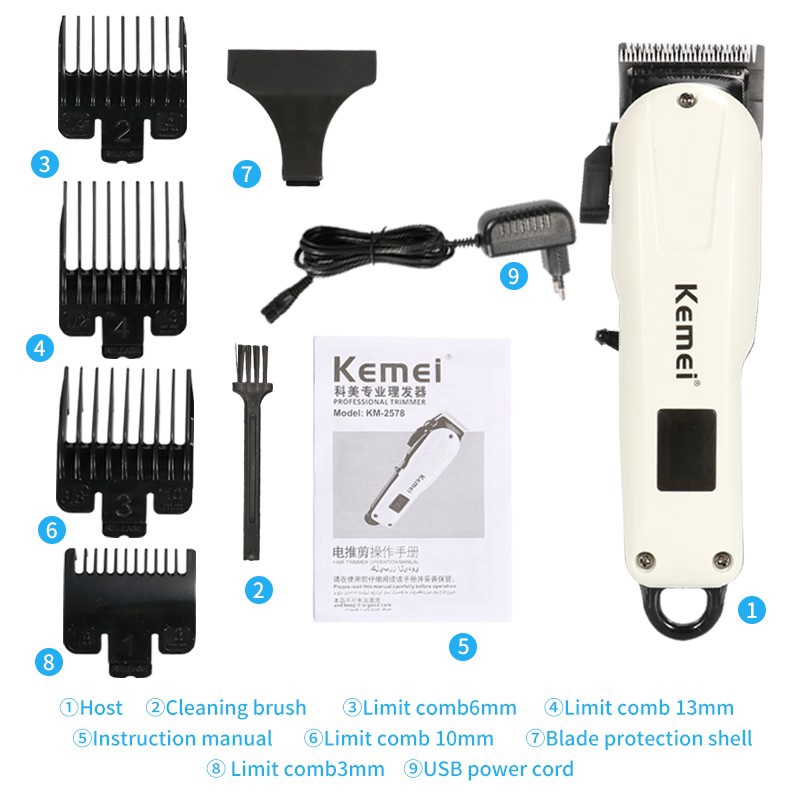 kemei trimmer km 2578