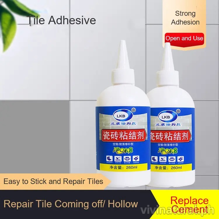 [Ready Stock] Tile Adhesives 260ml Sealer Grout Crack Filling Strong