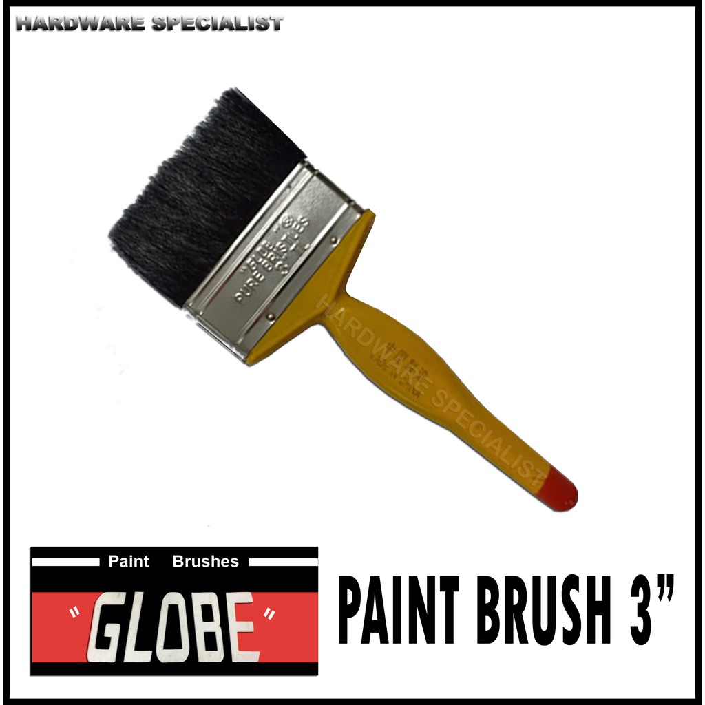 Paint Brush 3” Globe Black Bristle Shopee Philippines