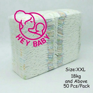 HEYBABY Baby 50PCS disposable diaper ( S,M,L,XL,XXL)TAPETYPE and PANTS Type