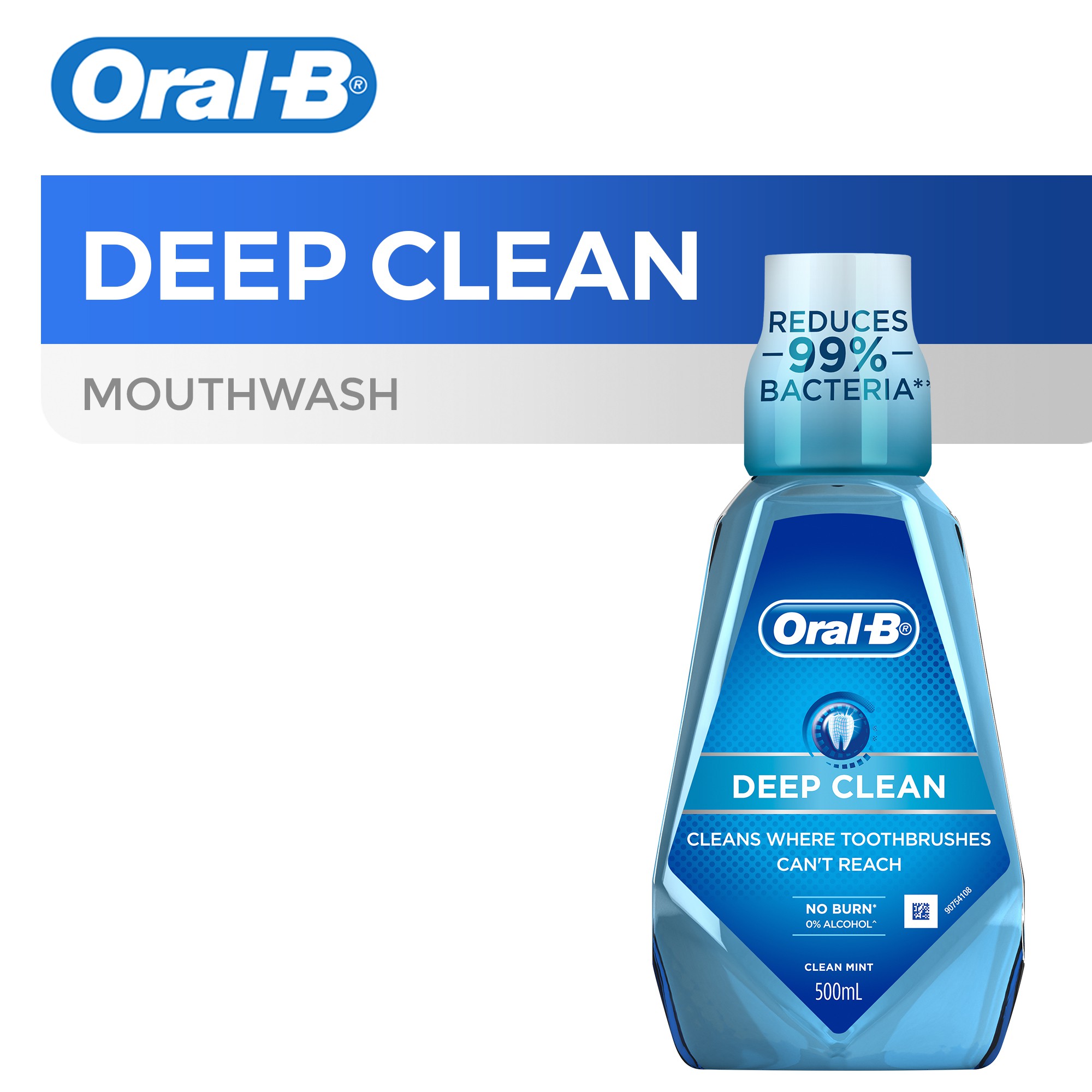 Oral-B Mouthwash Deep Clean 500mL | Shopee Philippines