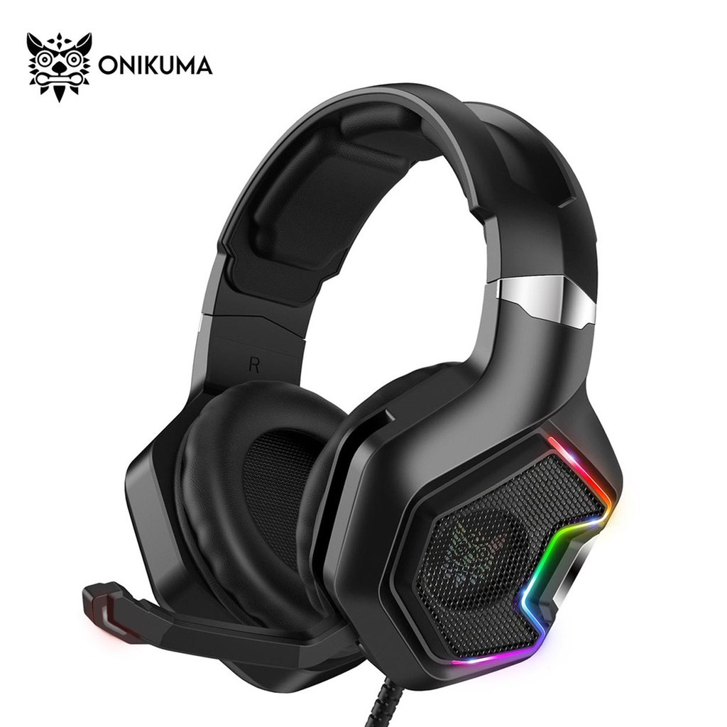 Onikuma K10 Pro Wired Stereo Gaming Headset Noise Cancelling Bass Sound