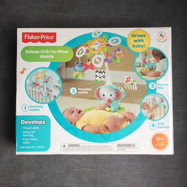 Preloved Fisher Price Deluxe Crib To Floor Mobile Shopee