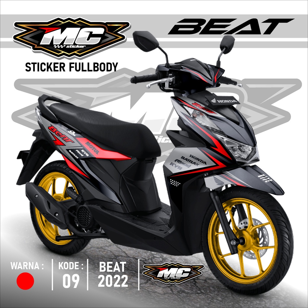 Mc Cutting Sticker Decal Beat Deluxe Beat Street Full body 2020 2021