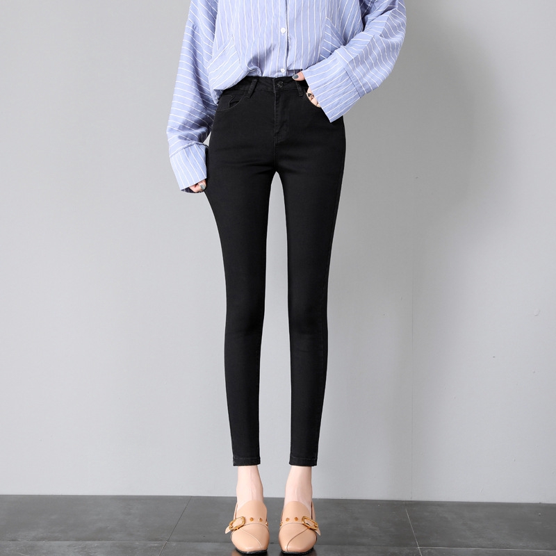 high waist pencil pants