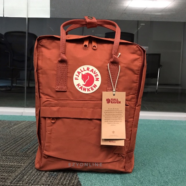 fjallraven kanken daypack brick