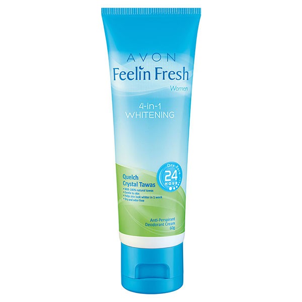 Avon Feelin Fresh Quelch Crystal Tawas AntiPerspirant Deo Cream 60 G