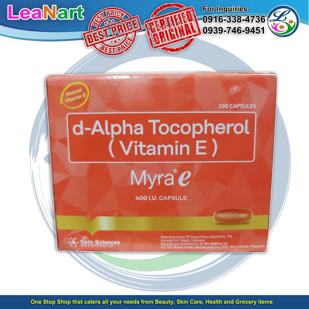 Myra E 400i U Capsule Shopee Philippines