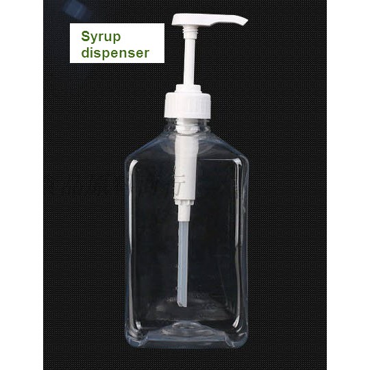 Syrup Dishwashing Dispenser Plastic 1.6 Liters 10cc per pump Kitchen