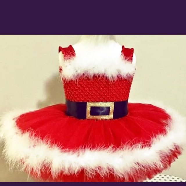 santa tutu dress