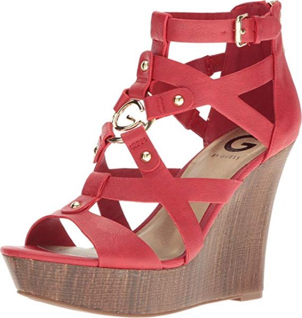 red guess wedges