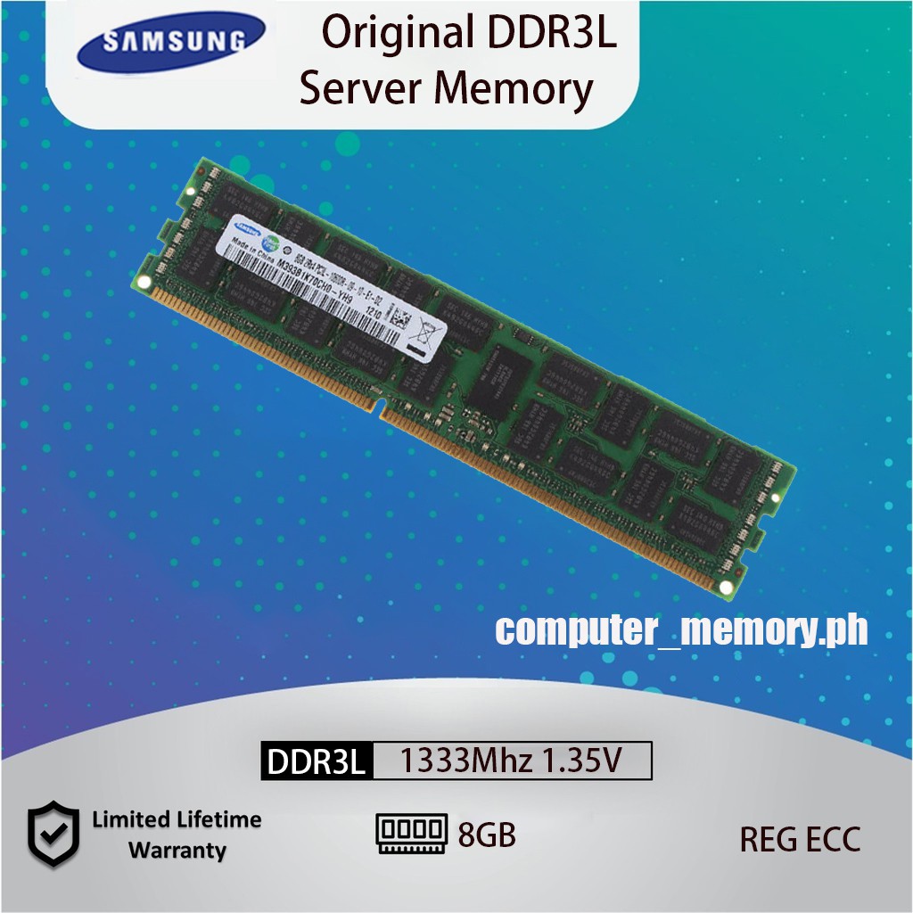 parts-quick 8GB DDR3 Memory for NEC Express 5800 B120b PC3L-10600R 1333MHz ECC Registered Server DIMM RAM 