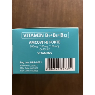 AMCOVIT-B FORTE VITAMIN B COMPLEX CAPSULE | Shopee Philippines