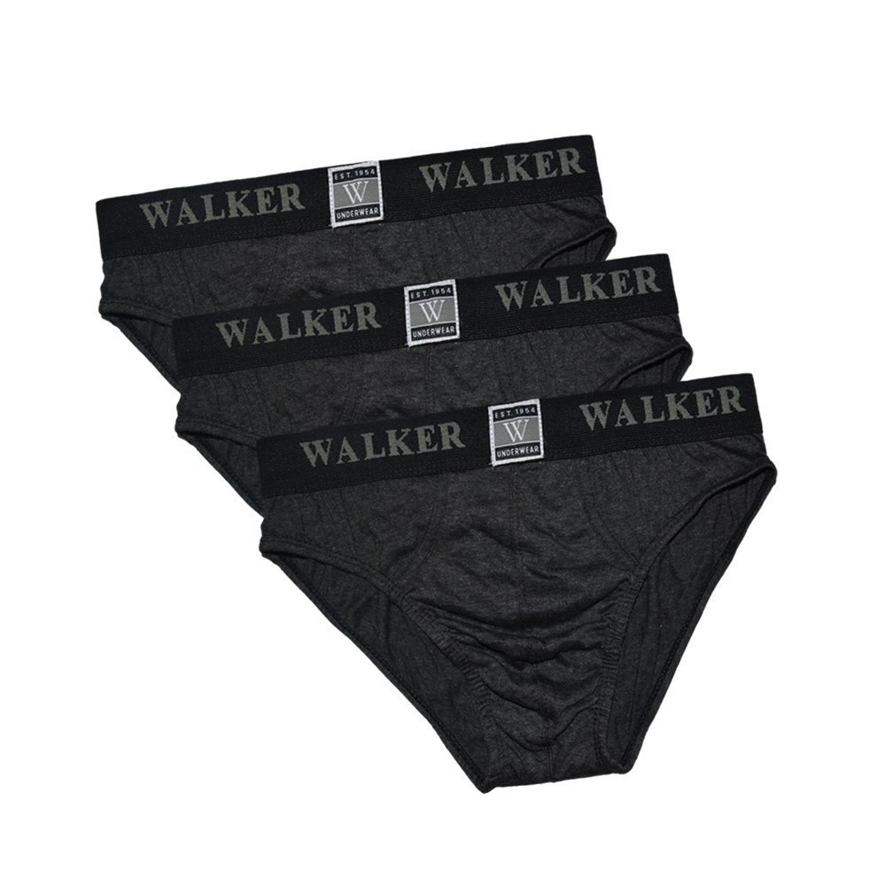 Walker Men's High Cut Brief 3 in 1 Pack in Acid Black Shopee