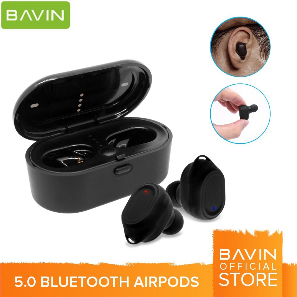 BAVIN BA03 5.0 Wireless Bluetooth Powerful Earbuds Earphone TWS ...