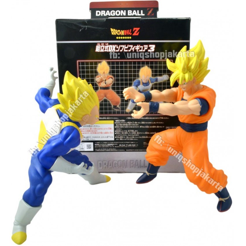 9 Action Figure 3 Super Saiyan Son Goku Amp; Vegeta Dragon Ball Z Dx