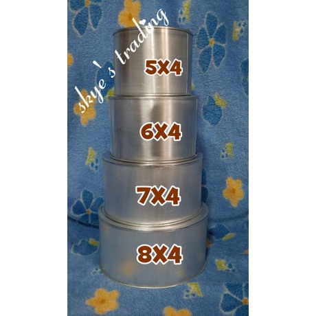 4 Inches Height Wedding Cake Pan 6 7 8 By 4 Shopee Philippines