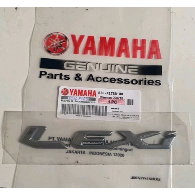 Emblem Sticker Sticker Logo 3d Embossed Yamaha Lexi Original Ygp