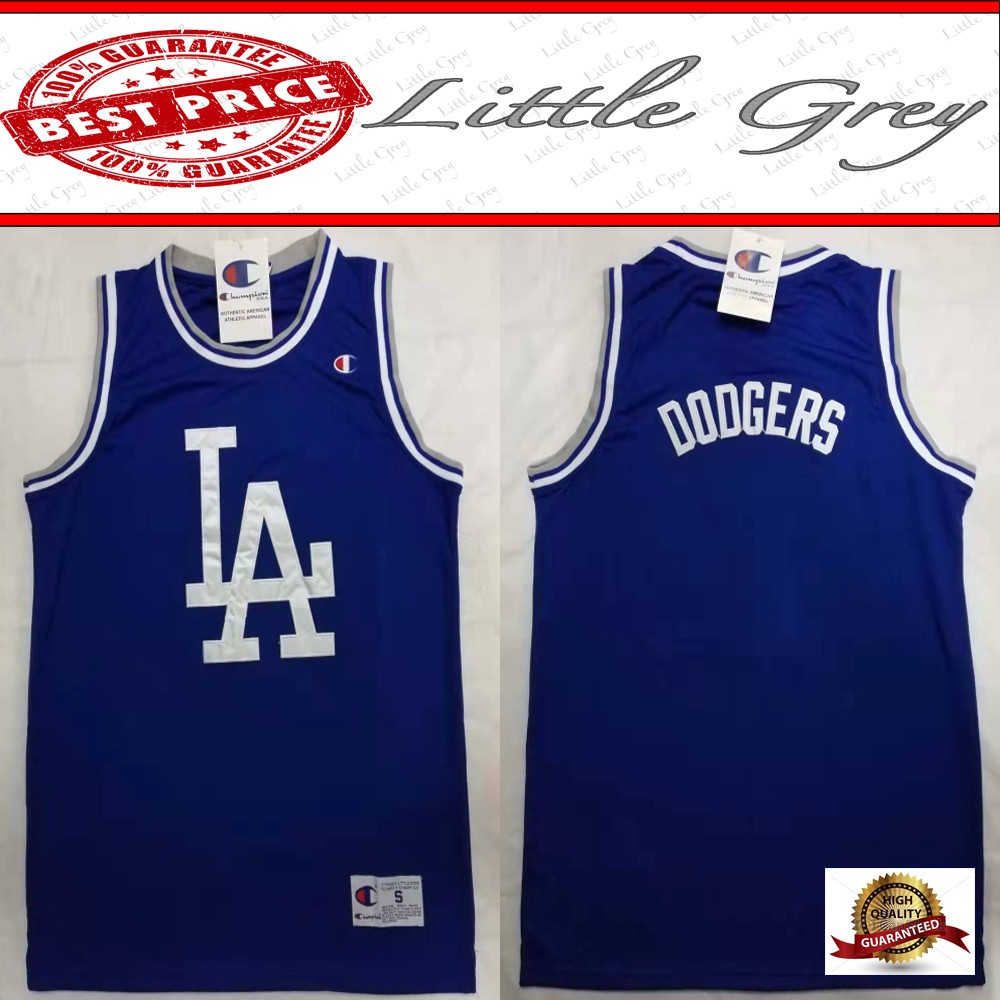 white and blue dodgers jersey