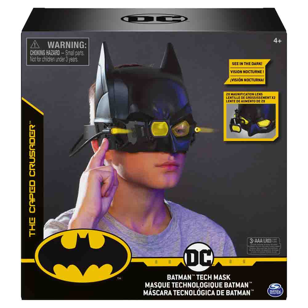Batman Role-play Tech Mask With LED Lights and 2x Magnification Lens for sale online 