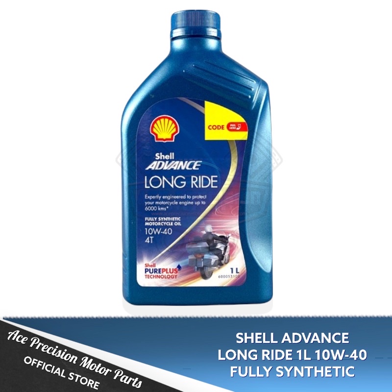 SHELL ADVANCE FULLY SYNTHETIC MOTORCYCLE OIL 1L | Shopee Philippines