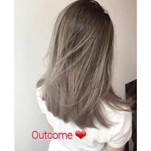 Silver Ash Hair Color With Oxidant 9 91 Bob Keratin Permanent Hair Color Shopee Philippines