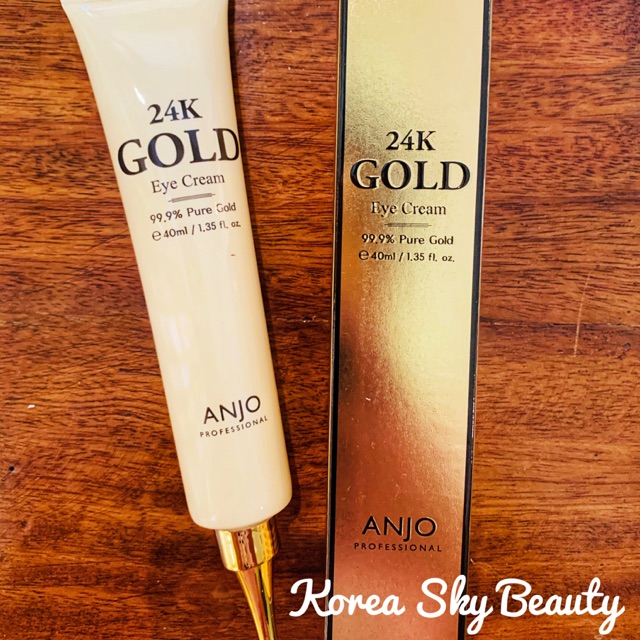 24k gold eye cream anjo