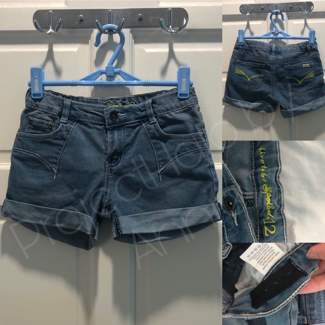 denim shorts size 12