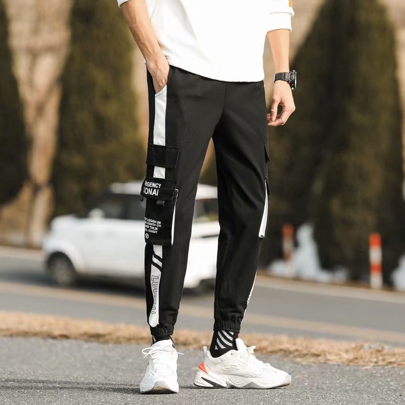 slim cargo pants mens