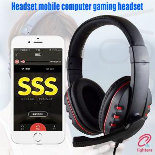 ASHATA Gaming Headphone,Computer Accessory Headset-Style Luminous Headphone with HD Microphone,Music Esports Bass Gaming Headset for PS4 Game