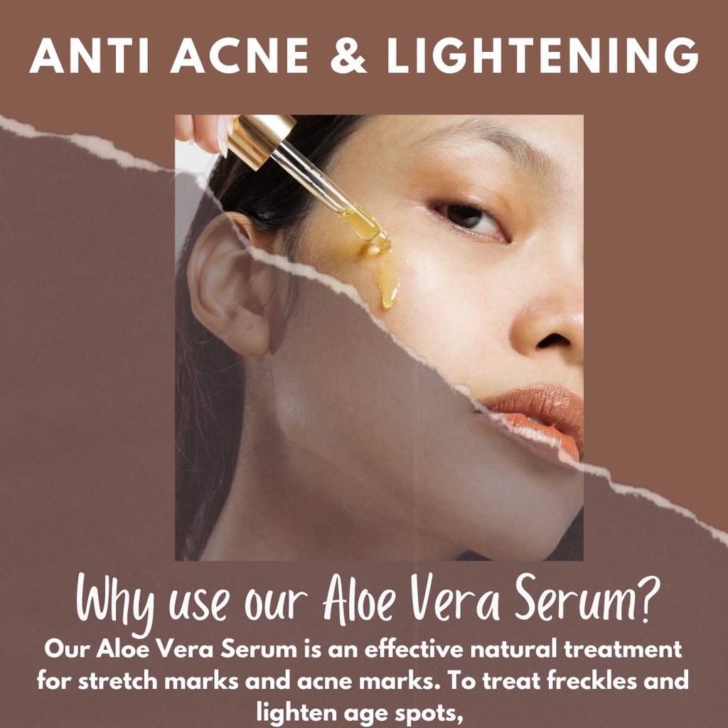 [ ALOE VERA + BHA SERUM ] SkinForward Aloe Vera and BHA Serum Natural Whitening Facial Moisturizing