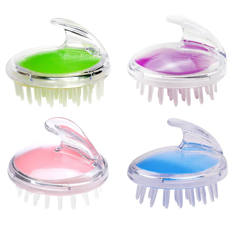 Silicone Hair Brush Scalp Shower Body Washing Hair Massage Brush Comb Head  Massager Brush | Shopee Philippines