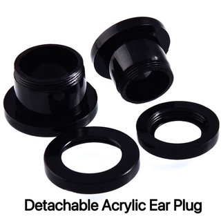 Pair/Pad Acrylic Ear Plugs Non allergic Tunnel Earrings Ear Piercing Expander Fashion Punk jewelry #3