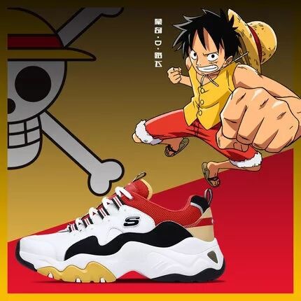 Skechers D'lites Monkey D Luffy Piece original running shoes ready stock | Shopee Philippines