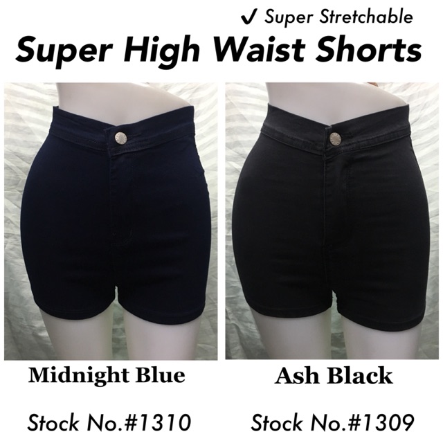 super high waisted shorts