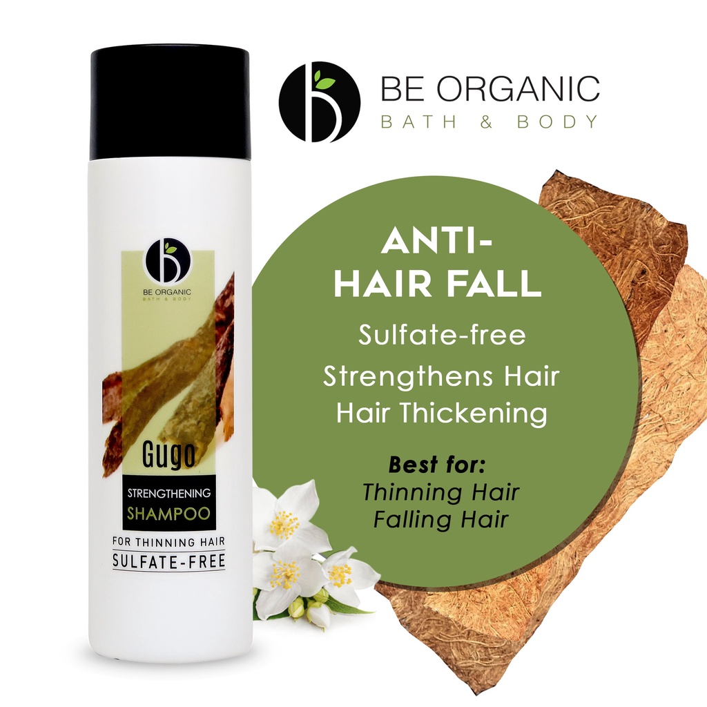 Be Organic Sulfate-free Gugo Shampoo 250ml (For Hair Growth & Hair Fall ...