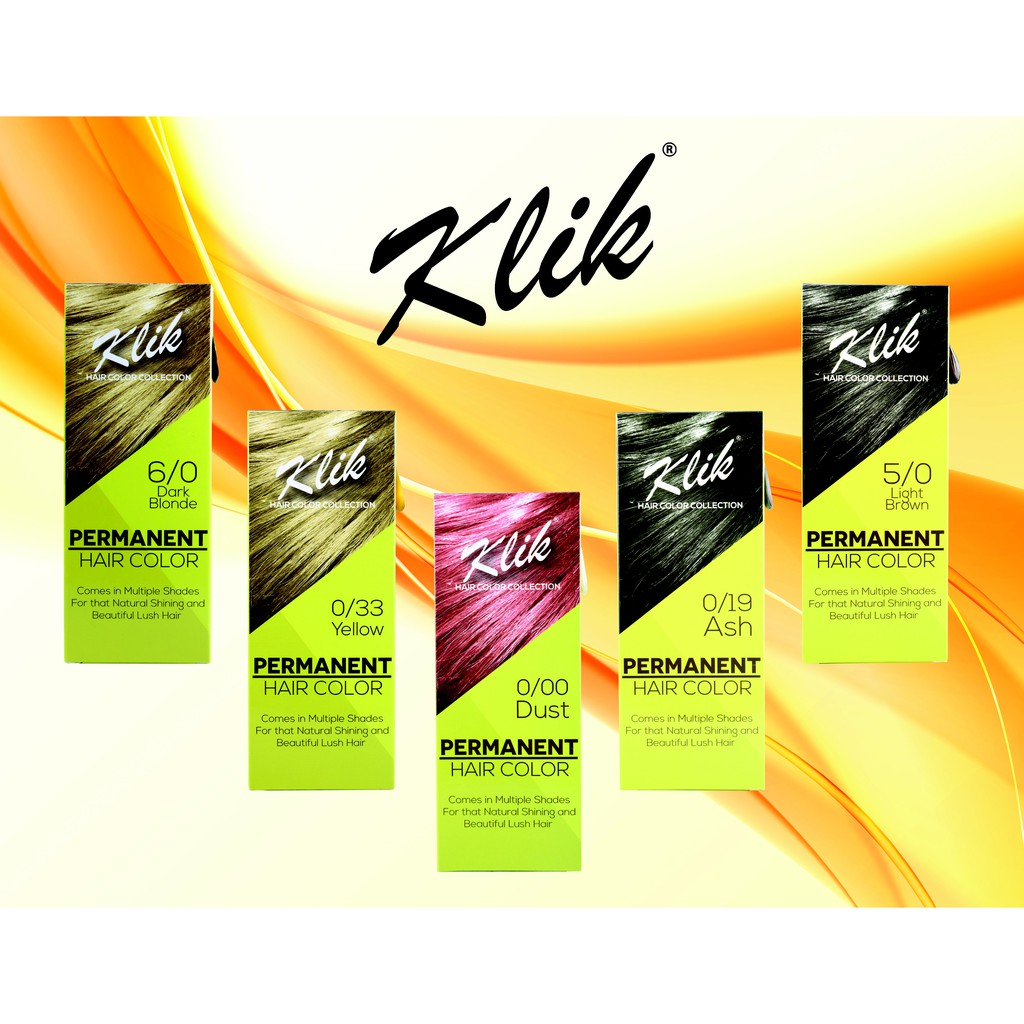 KLIK PERMANENT HAIR COLOR Shopee Philippines
