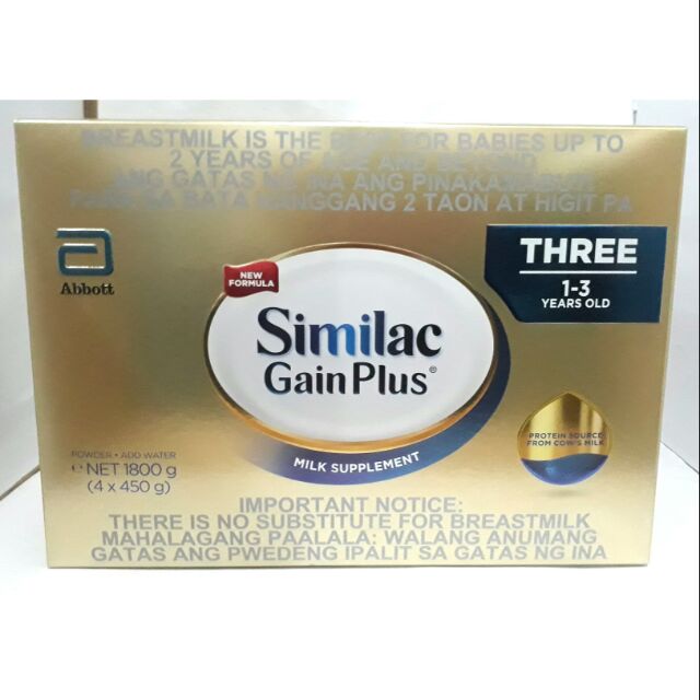 similac 1 to 3