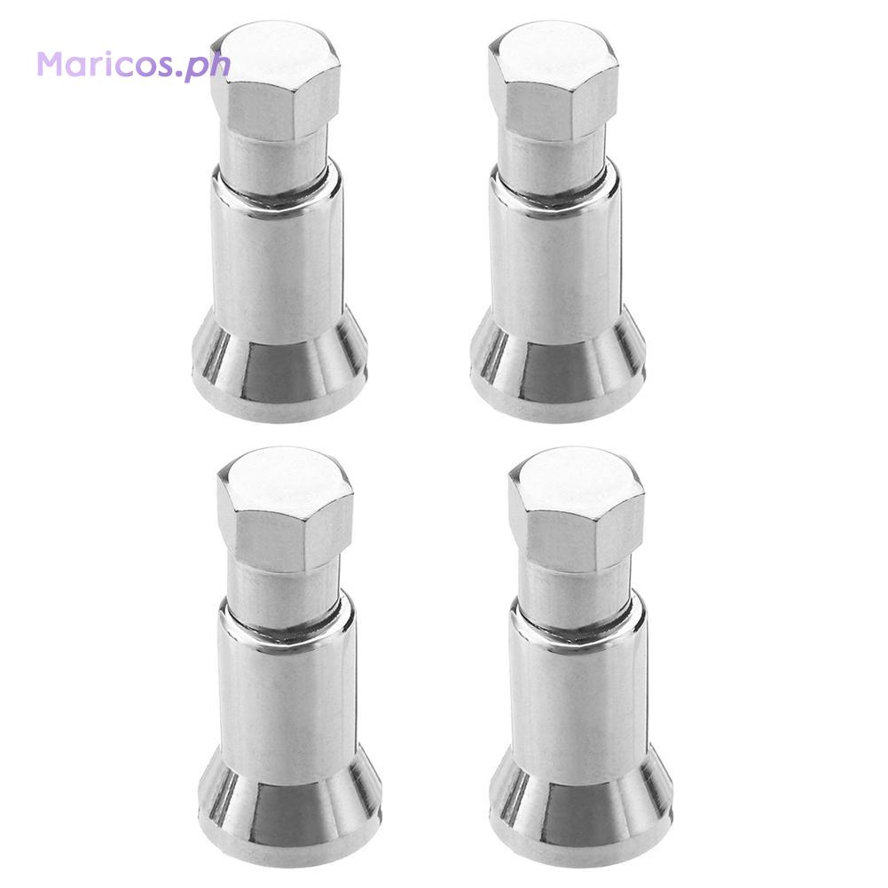 4pc Tr413 Tire Valve Stems With Chrome Sleeves And Caps Stems Automotive Studioestetica Net