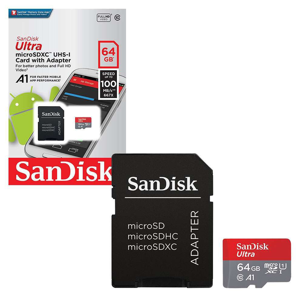 Sandisk 100mb S Ultra A1 Class 10 Micro Sd Card 200gb 128gb 64gb 32gb 16gb Shopee Philippines