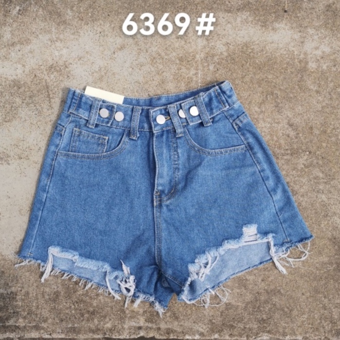 high waist shorts denim