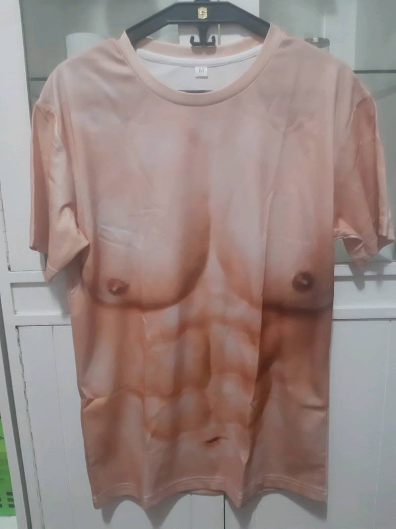 Hupoo_ ❤ Unisex 3D Printed Muscle Pullover Short Sleeve T-shirt Tops Tee Blouse 2XL, Khaki 