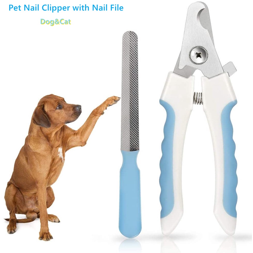 Pet Nail Clippers Set with Nail File Nail Cutter For Dog and Cat Pet Nail  Trimmers with Safety Guard | Shopee Philippines