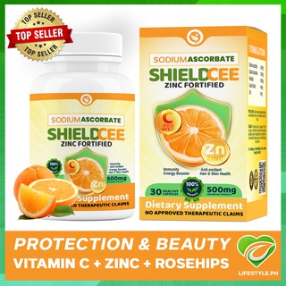 Vitamin c with Zinc sodium ascorbate health food suplement immune booster non acidic Shield Cee 30 c #7