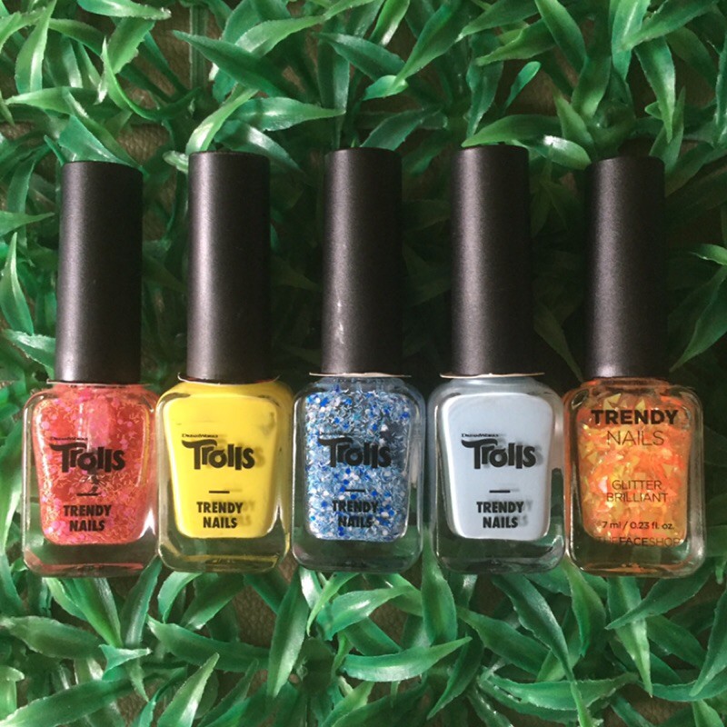 The Face Shop Nail Polish Trolls Edition | Shopee Philippines