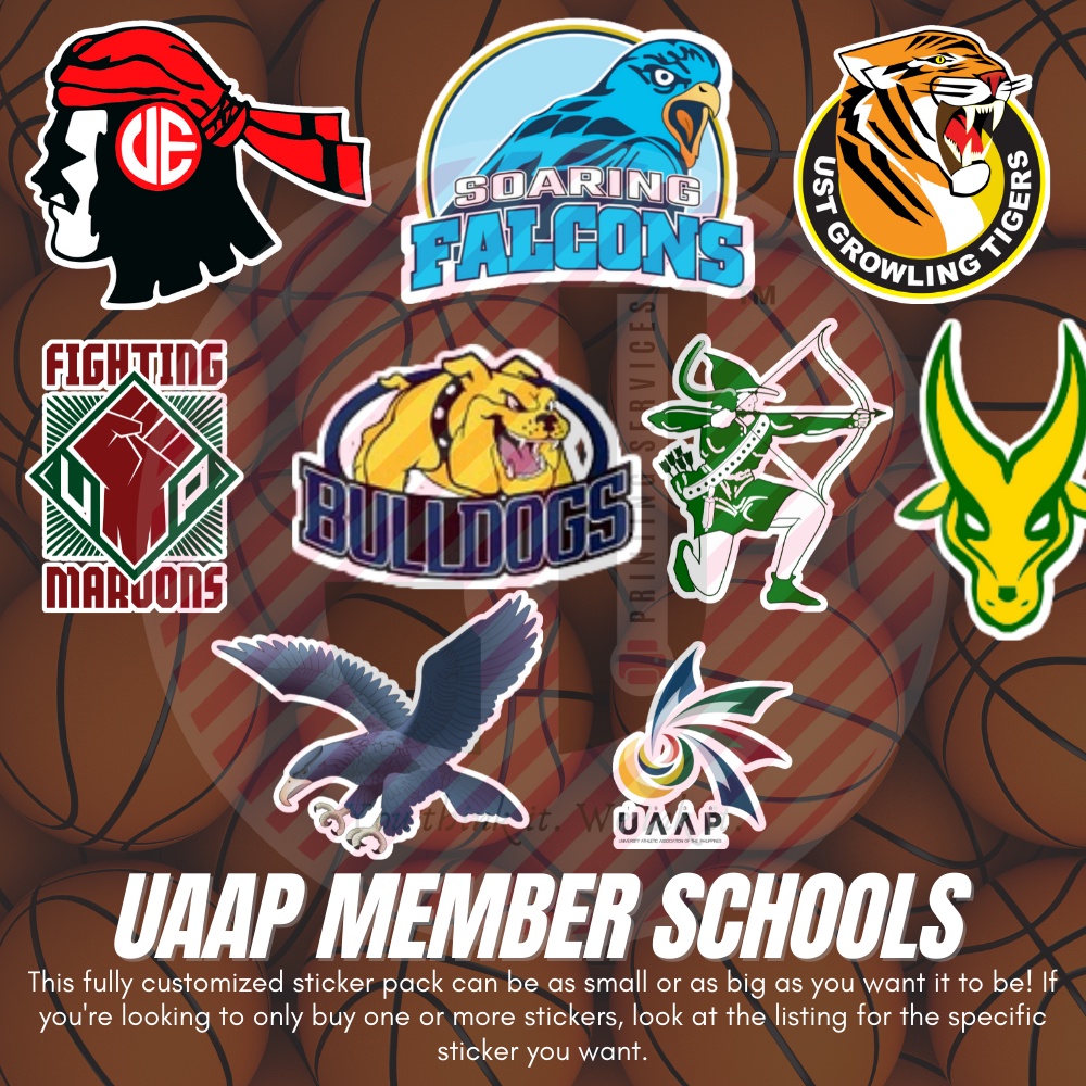 Uaap Member Schools Sticker Logo University Logo Sticker School