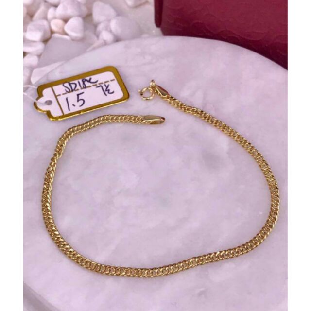 18K Saudi Gold Bracelet Shopee Philippines