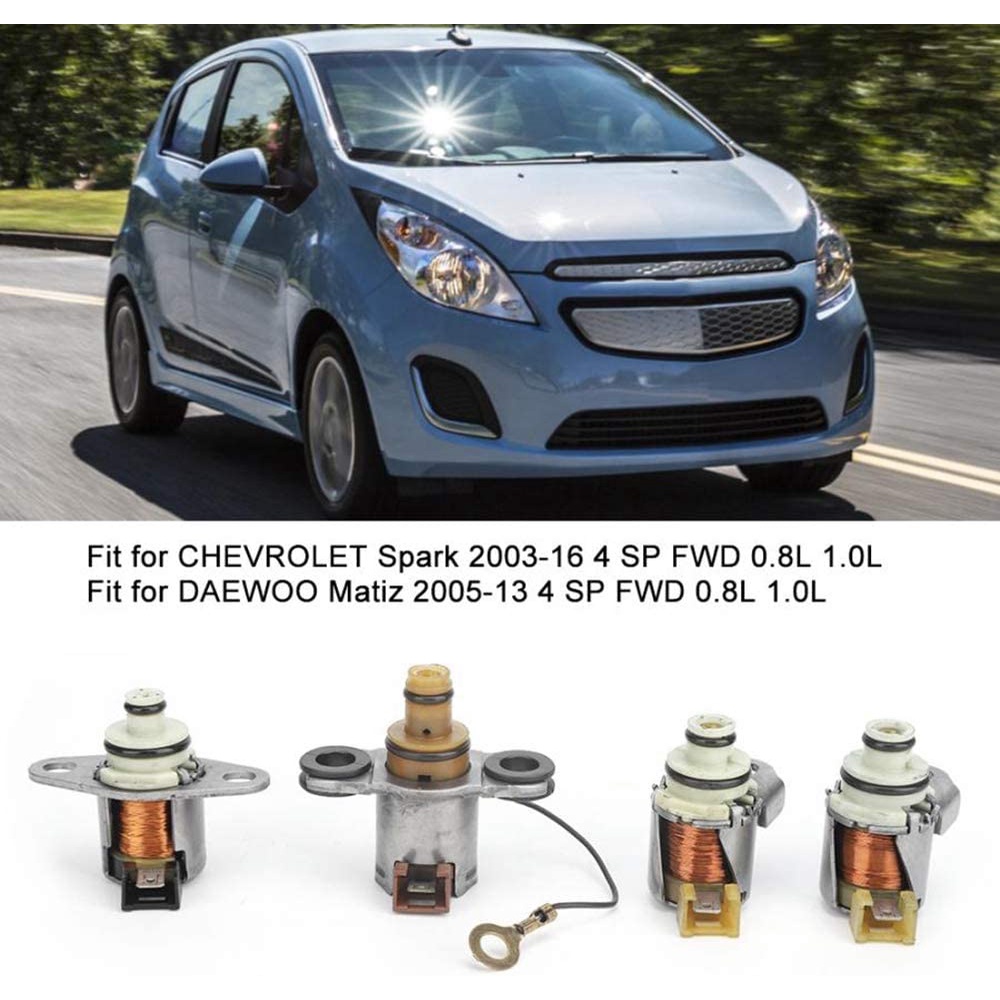 4 Injecteurs Pour Chevrolet Spark 2010-2015 - Pièce Compatible 2 Broches !