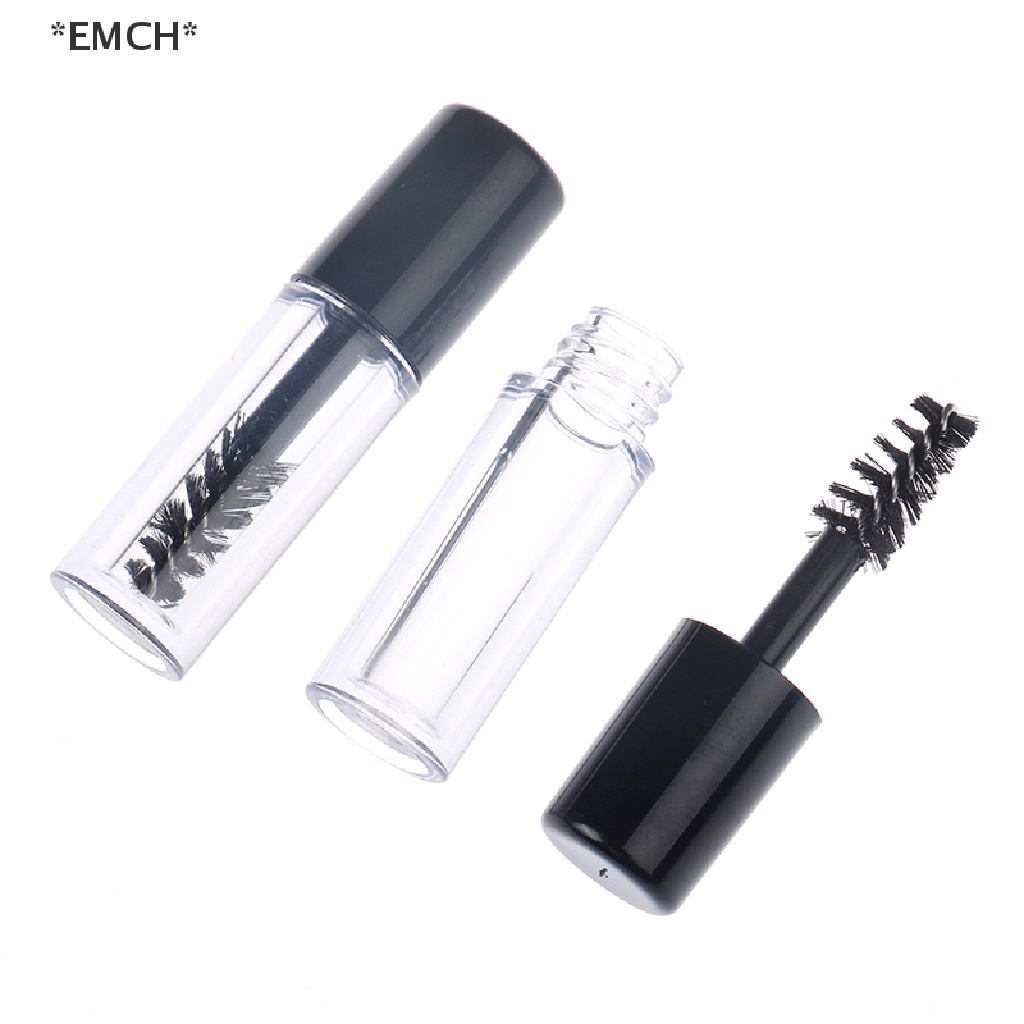 [[EMCH]] 0.8ml Mascara Bottles Set with Wand Empty Mascara Tube Eyelash Cream Container [Hot Sell]